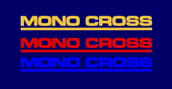 mono cross 245x30mm