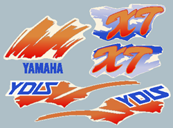 Aufkleberset XT600 3TB/3UW