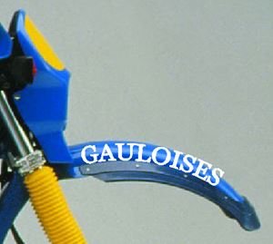 Gauloises Fender Schriftzug