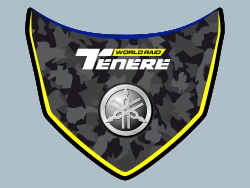 Tenere high fender Aufkleber