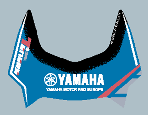 Tenere 700, Rally Windschutz Aufkleber, kurz